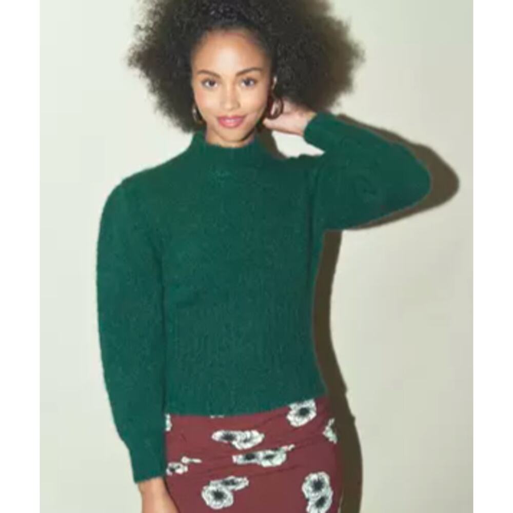 Rouje Green Mohair Sweater (Size 38)
